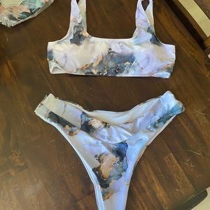 SHEIN Marble Bikini